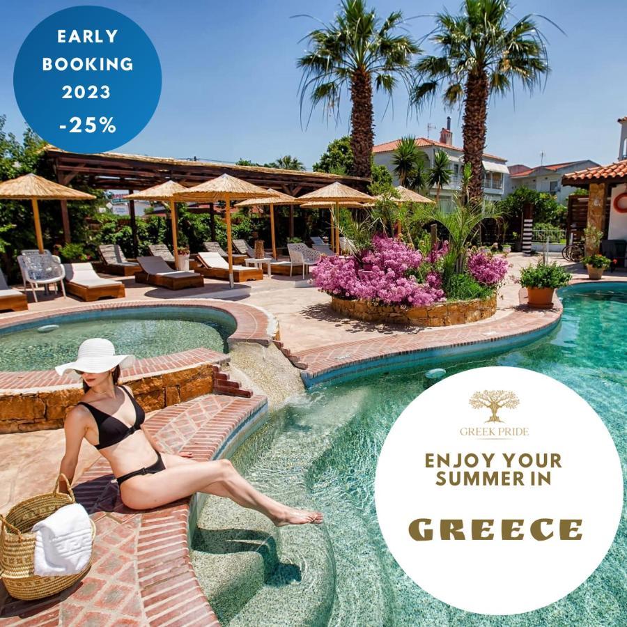 Halkidiki Greek Pride Seafront Hotel Skála Foúrkas エクステリア 写真